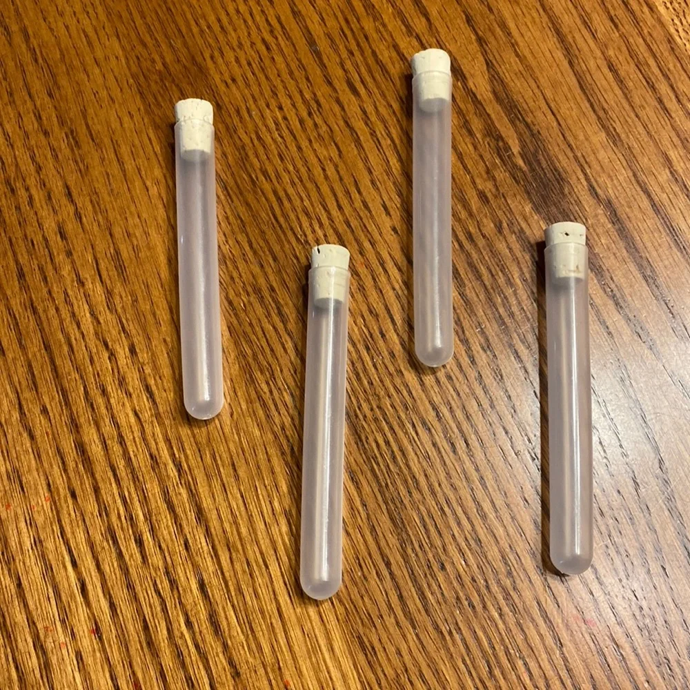 Test Tubes With Cork Tops Set of Four